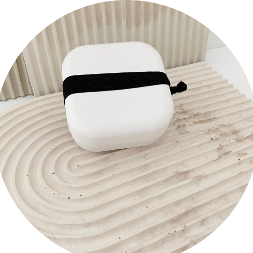 Travel Eco Soap Dish in White